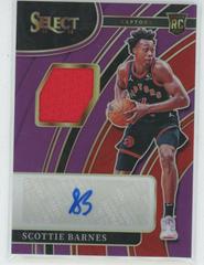 Scottie Barnes [Purple Pulsar] #RS-SBN Basketball Cards 2021 Panini Select Rookie Signatures Prices