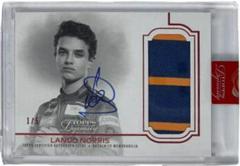 Lando Norris #DAP-LN Racing Cards 2020 Topps Dynasty Formula 1 Autograph Patch Prices