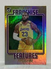 LeBron James [Green Flood] Basketball Cards 2020 Donruss Franchise Features Prices