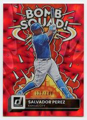 Salvador Perez [Red] Baseball Cards 2022 Panini Donruss Bomb Squad Prices