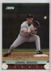 Craig Biggio #69 Baseball Cards 2001 Stadium Club Prices