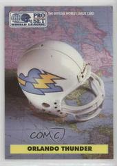 Orlando Thunder Football Cards 1991 Pro Set Wlaf Prices