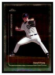 Matt Anderson #21 Baseball Cards 1999 Topps Prices