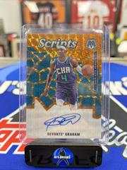 Devonte' Graham [Orange] Basketball Cards 2019 Panini Mosaic Scripts Prices