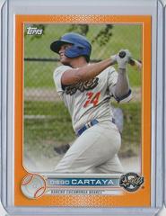 Diego Cartaya [Orange] #PD-94 Baseball Cards 2022 Topps Pro Debut Prices