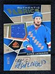 Alexis Lafreniere [Autograph] #AF-AL Hockey Cards 2021 SP Game Used Authentic Fabrics Prices