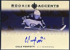 Cole Perfetti #RA-CP Hockey Cards 2021 Ultimate Collection Rookie Accents Autograph Prices