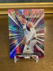 Luka Doncic [Hyper Prizm] #10 Basketball Cards 2021 Panini Prizm Fearless Prices