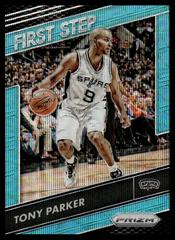 Tony Parker [Teal Wave Prizm] Basketball Cards 2016 Panini Prizm First Step Prices