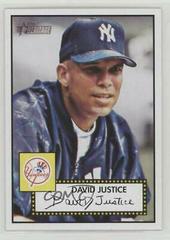 David Justice #14 Baseball Cards 2001 Topps Heritage Prices
