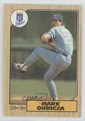 Mark Gubicza #326 Baseball Cards 1987 O Pee Chee Prices