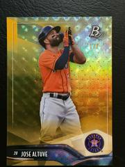 Jose Altuve [Gold] #69 Baseball Cards 2021 Bowman Platinum Prices