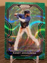 Randy Arozarena [Green Wave Prizm] Baseball Cards 2021 Panini Prizm Prices