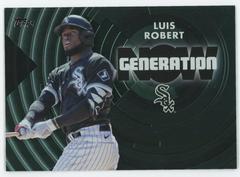 Luis Robert [Black] #GN-10 Baseball Cards 2022 Topps Generation Now Prices