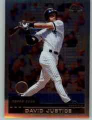 David Justice #T127 Baseball Cards 2000 Topps Chrome Traded Prices