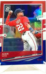 Juan Soto [Red, White, Blue] Baseball Cards 2020 Panini Donruss Optic Prices