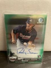 Dansby Swanson [Chrome Green Refractor] #CRA-DS Baseball Cards 2017 Bowman Rookie Autographs Prices