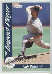 Andy Benes #88 Baseball Cards 1992 Score Prices