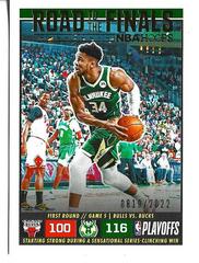 Giannis Antetokounmpo #38 Basketball Cards 2022 Panini Hoops Road to the Finals Prices