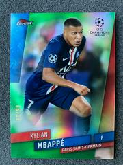 Kylian Mbappe [Green Refractor] Soccer Cards 2019 Finest UEFA Champions League Prices