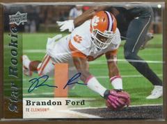 Brandon Ford [Autograph] Football Cards 2013 Upper Deck Prices