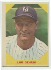 Lou Gehrig Baseball Cards 1960 Fleer Prices