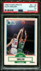 Alex English Basketball Cards 1990 Fleer Update Prices