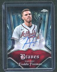 Freddie Freeman [Red] #PA-FF Baseball Cards 2022 Topps Chrome Pinstriped Autographs Prices