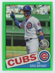 Kris Bryant [Green Refractor] Baseball Cards 2020 Topps Chrome 1985 Prices