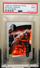 Michael Jordan #110 Basketball Cards 1998 Upper Deck International MJ Stickers Prices