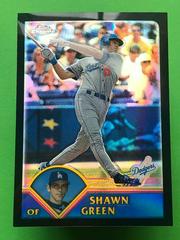 Shawn Green [Black Refractor] #24 Baseball Cards 2003 Topps Chrome Prices