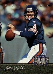 Steve Walsh #75 Football Cards 1994 Playoff Contenders Prices