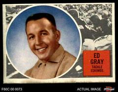 Ed Gray Football Cards 1960 Topps CFL Prices