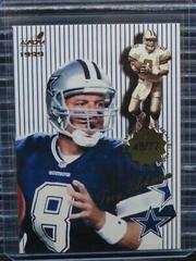Troy Aikman [Premiere Date Pinstripes] Football Cards 1999 Pacific Aurora Prices
