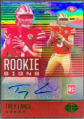 Trey Lance [Green] #RS-TRL Football Cards 2021 Panini Illusions Rookie Signs Autographs Prices