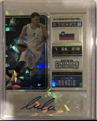 Luka Doncic [Autograph Cracked Ice] Basketball Cards 2018 Panini Contenders Draft Picks Prices