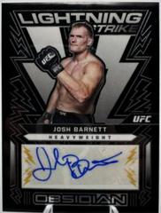 Josh Barnett [Gold] #OL-JBN Ufc Cards 2023 Panini Chronicles UFC Obsidian Lightning Strike Signatures Prices