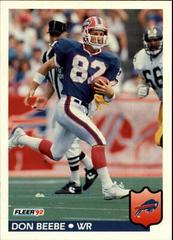 Don Beebe #19 Football Cards 1992 Fleer Prices