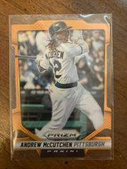 Andrew McCutchen [Orange Die Cut Prizm] #60 Baseball Cards 2014 Panini Prizm Prices
