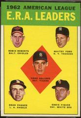 AL ERA Leaders #6 Baseball Cards 1963 Topps Prices