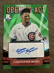 Christopher Morel [Green] Baseball Cards 2023 Topps Big League Opening Act Autographs Prices