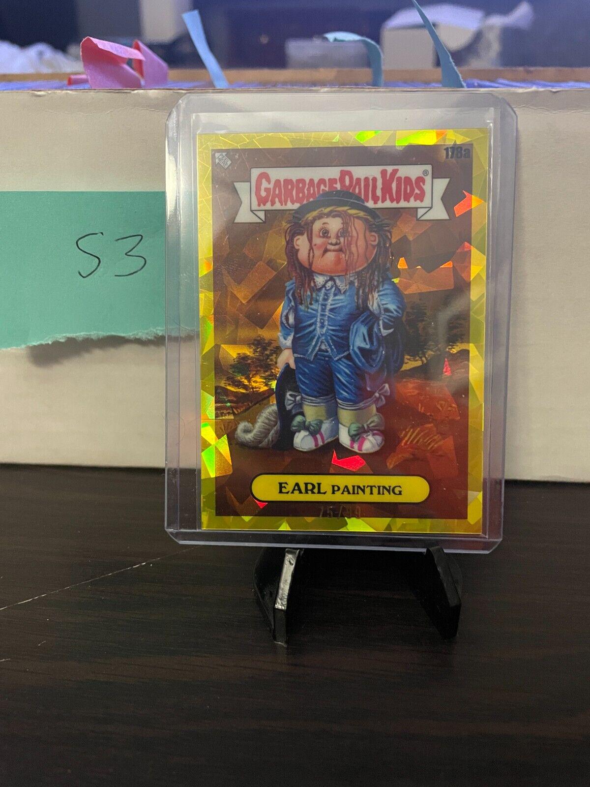 EARL Painting [Yellow] #178a Garbage Pail Kids 2022 Sapphire