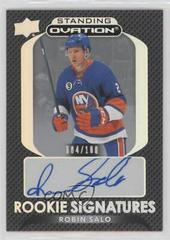 Robin Salo #SORS-RS Hockey Cards 2021 Upper Deck Ovation Standing Rookie Signatures Prices