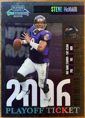 Steve McNair [Playoff Ticket] #7 Football Cards 2006 Playoff Contenders Prices