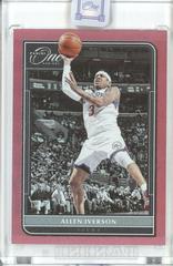 Allen Iverson [Red] #155 Basketball Cards 2021 Panini One and One Prices