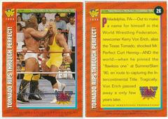 Tornado Rips Through Perfect [March] #26 Wrestling Cards 1996 WWF Magazine Prices