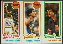 Abdul-Jabbar, Parish, Burleson Basketball Cards 1980 Topps Prices