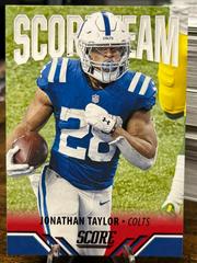 Jonathan Taylor [Red] #ST14 Football Cards 2021 Panini Score Team Prices