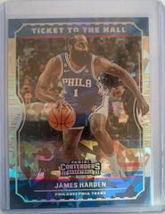 James Harden [Cracked Ice] #14 Basketball Cards 2022 Panini Contenders Ticket to the Hall Prices