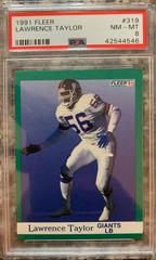 Lawrence Taylor #319 Football Cards 1991 Fleer Prices